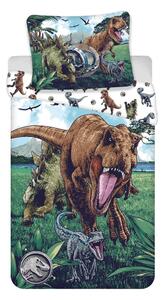 Bavlnené detské obliečky na jednolôžko 140x200 cm Jurassic World "Trio" – Jerry Fabrics