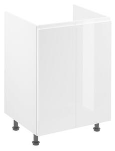 Kuchynská skrinka ASPEN D60Z-P/L - biela/biela