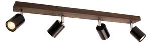 Spot-Light DO2911456 - Stropné bodové svietidlo MANARA 4xGU10/5W/230V borovica