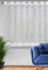 ZÁCLONA SARI 400X145 CM BIELA