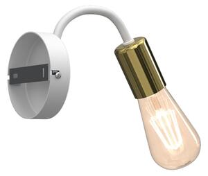 Nástenná lampa DOW 1xE27/60W/230V biela/zlatá