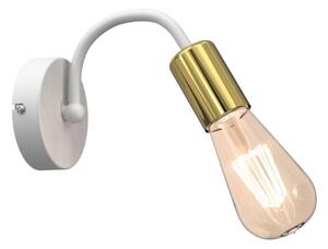 Nástenná lampa DOW 1xE27/60W/230V biela/zlatá