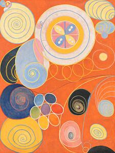 Obrazová reprodukcia The 10 Largest No.3 (Orange Abstract) - Hilma af Klint