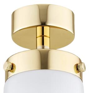 Argon 8005 - Prisadený luster PASADENA 1xE27/15W/230V zlatá/biela