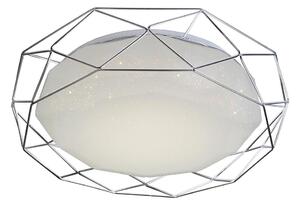 LED Stropné svietidlo SVEN LED/24W/230V pr. 43 cm lesklý chróm