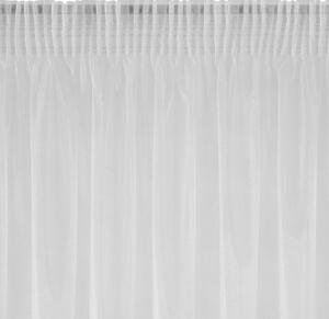 Hotová záclona s riasiacou páskou - Alexa biela, š. 1,35 m x d. 2,7 m