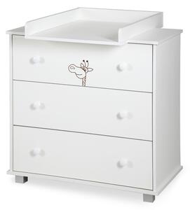 Komoda so šuplíkmi MISTY - biela