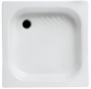 Sprchová vanička štvorcová Jika 80x80 cm smaltovaná oceľ H2140800000111 antislip