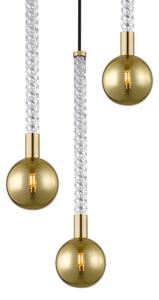Zuma Line P0583-03B-2GHF - Luster na lanku MIDA 3xG9/6W/230V mosadz