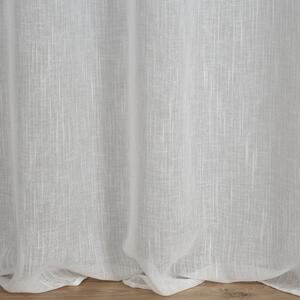 Biela záclona na krúžkoch CARLA 140x250 cm
