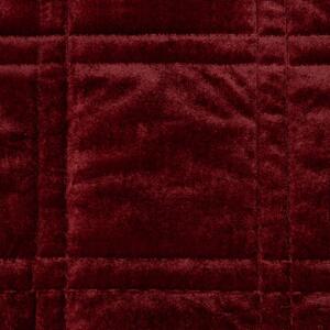 Dekorstudio Luxusný zamatový prehoz na posteľ KRISTIN2 v bordovej farbe Rozmer prehozu (šírka x dĺžka): 220x240cm