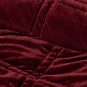 Dekorstudio Luxusný zamatový prehoz na posteľ KRISTIN2 v bordovej farbe Rozmer prehozu (šírka x dĺžka): 170x210cm