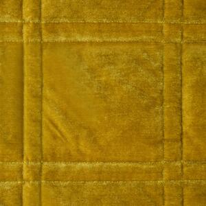 Dekorstudio Luxusný zamatový prehoz na posteľ KRISTIN2 v horčicovej farbe Rozmer prehozu (šírka x dĺžka): 220x240cm