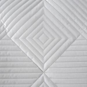 Dekorstudio Zamatový prehoz na posteľ SOFIA2 v bielej farbe Rozmer prehozu (šírka x dĺžka): 170x210cm