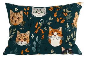 Polybavlnená obliečka na vankúš CATTAMI POLY 50x70 cm, tmavozelená