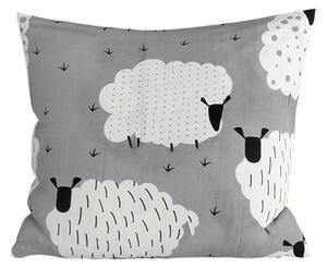 Polybavlnená obliečka na vankúš SHEEP POLY 45x45 cm, sivá