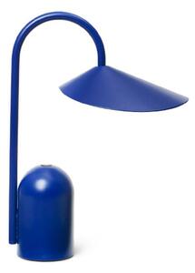 Stolové Lampa ferm LIVING, Arum, stmievateľné, Modrá, Terasa, Kov, Dizajnový