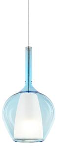 Závesné svietidlo 1x E27 modrá IP20 Ideal Lux KALIQUE 359960