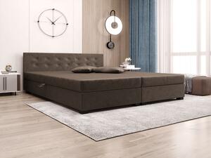 Manželská posteľ s úložným priestorom 160x200 ROSIE 11 - hnedá