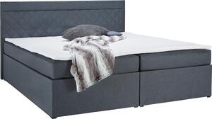 Boxspring posteľ s topperom Rosa, 180x200, Antracitová