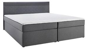 Boxspring posteľ s topperom Rosa, 180x200, Antracitová