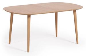 MUZZA Jedálenský stôl quio 160 (260) x 100 cm dubový