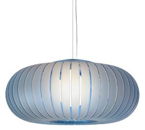Kartell závesné svietidlo Teresa Frozen, nebovo modrá, Ø 50 cm, E27, Modrá, Obývacia izba / jedáleň, Plast, Dizajn, Závesné svietidlo