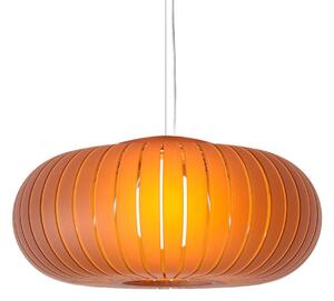 Kartell Závesné svietidlo Teresa Frozen, jantarová, Ø 50 cm, E27, Krémová / jantárovo žltá, Obývacia izba / jedáleň, Plast, Dizajn, Závesné svietidlo