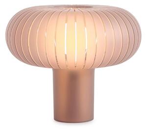 Kartell Stolová lampa Teresa Frozen, ružová, stmievateľná, E27, Fialová / ružová, Obývacia izba / jedáleň, Plast, Dizajn, Stojacie svietidlo