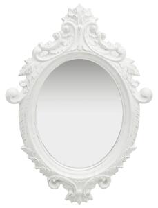 Nástenné zrkadlo v zámockom štýle 56x76 cm biele