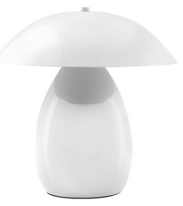 Stolná lampa biela železná kovový podstavec 30 cm moderný dizajn bytové doplnky obývacia izba