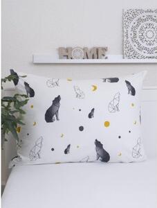 Bavlnená obliečka na vankúš Renforcé 70 × 90 cm - Vlky