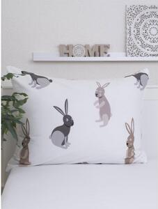 Bavlnená obliečka na vankúš Renforcé 70 × 90 cm – Zajačikovia