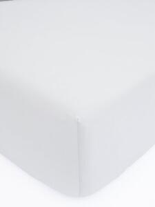 Jersey plachta do postieľky Classic 60 x 120 cm – svetlo sivá