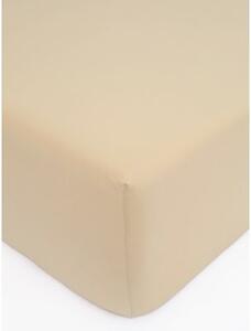Jersey plachta do postieľky Classic 60 x 120 cm – béžová