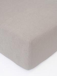 Froté plachta do postieľky 60 × 120 cm - cappuccino