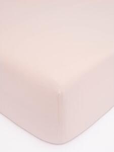 Jersey plachta do postieľky Classic 60 x 120 cm – púdrová
