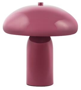 Stolná lampa bordová železná kovový podstavec 22 cm moderný dizajn bytové doplnky obývacia izba