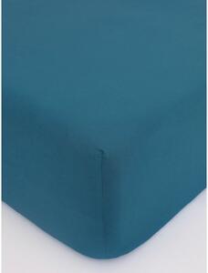 Jersey plachta do postieľky Classic 60 × 120 cm - petrolejová