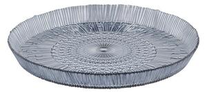 Modrý sklenený servírovací tanier ø 30 cm Kusintha – Bitz
