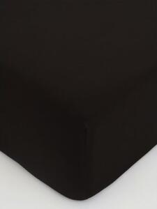 Jersey plachta Classic 90 × 200 cm - tmavo hnedá