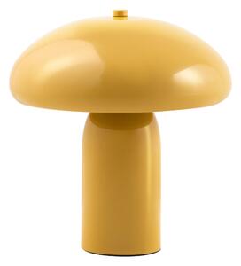Stolná lampa žltá železná kovový podstavec 22 cm moderný dizajn bytové doplnky obývacia izba