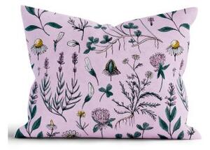 Bavlnená obliečka na vankúš Renforcé 70 × 90 cm - Herbár staroružový