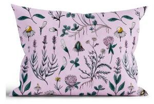 Bavlnená obliečka na vankúš Renforcé 50 × 70 cm - Herbár staroružový