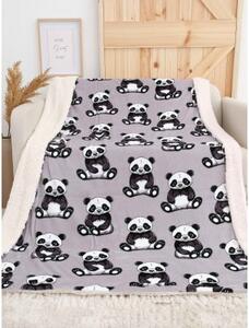 Baránková deka mikroplyš Exclusive 150 × 200 cm – Panda