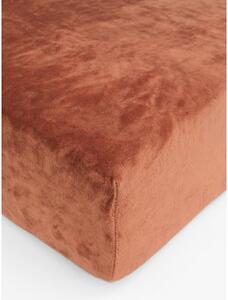 Plachta mikroplyš Deluxe 140 × 200 cm – terakota