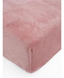 Plachta mikroplyš Deluxe do postieľky 60 x 120 cm - staroružové