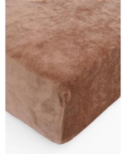 Plachta mikroplyš Deluxe 140 × 200 cm – mocha mousse