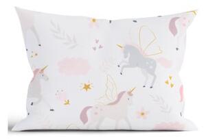 Bavlnená obliečka na vankúš Renforcé 50 × 70 cm – Unicorn