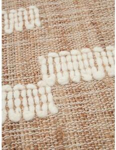 Ručne vyrobený koberec z juty so strapcami Kerala